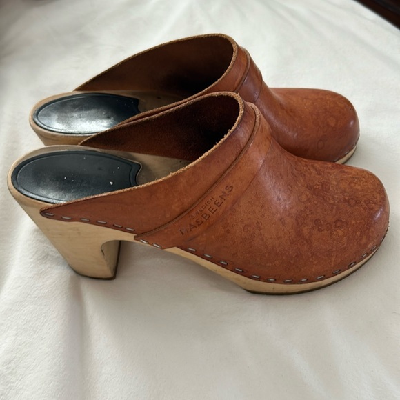 Swedish hasbeena tan mule clogs 37 - Picture 2 of 7